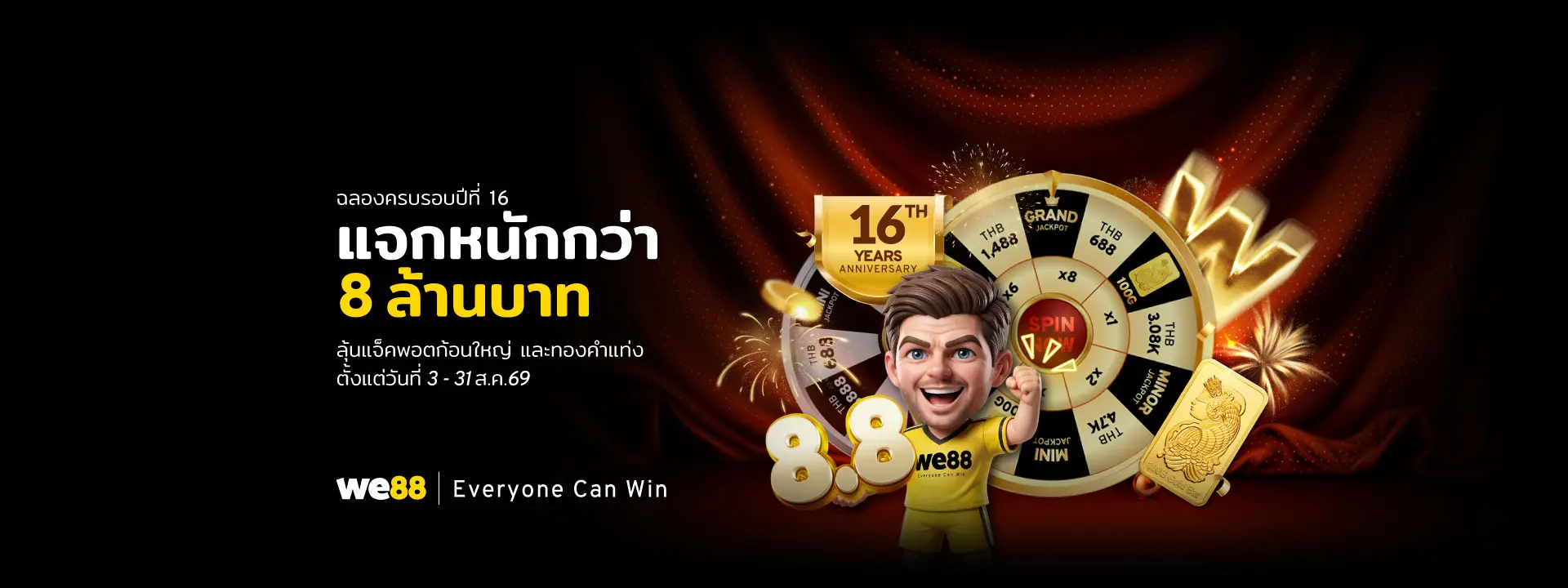 สิทธิประโยชน์และสถานะ VIP ของ WE88